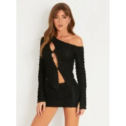 Missy Empire Micro Mini Skirt in Black