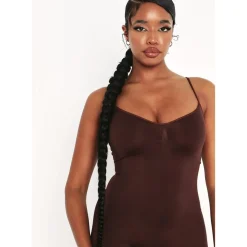 Missy Empire Strappy All In One Jumpsuit in Brown