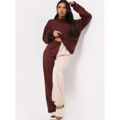 Missy Empire Sweatshirt in Brown