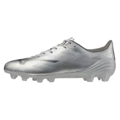 Mizuno Alpha Ii Firm Ground Football Boots Adults in Silver
