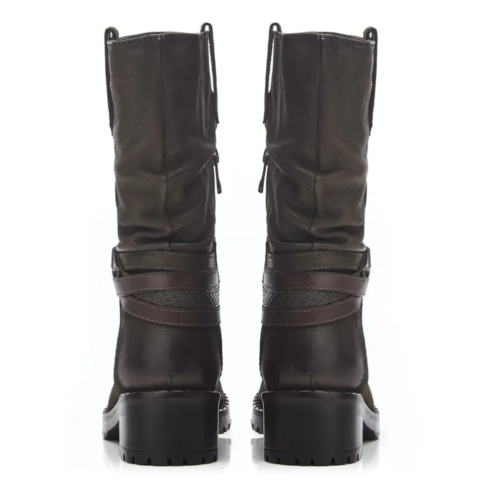 Moda in Pelle Beckette Boots in Green