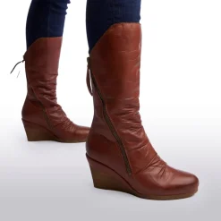Moda in Pelle Lamilla Boots in Brown