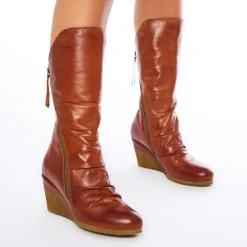 Moda in Pelle Lamilla Boots in Brown