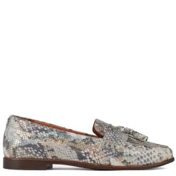 Moda in Pelle Loafers in Gold