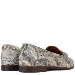 Moda in Pelle Loafers in Gold