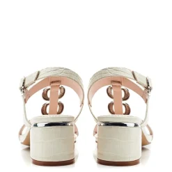 Moda in Pelle Mini Slides Sandals in Pink