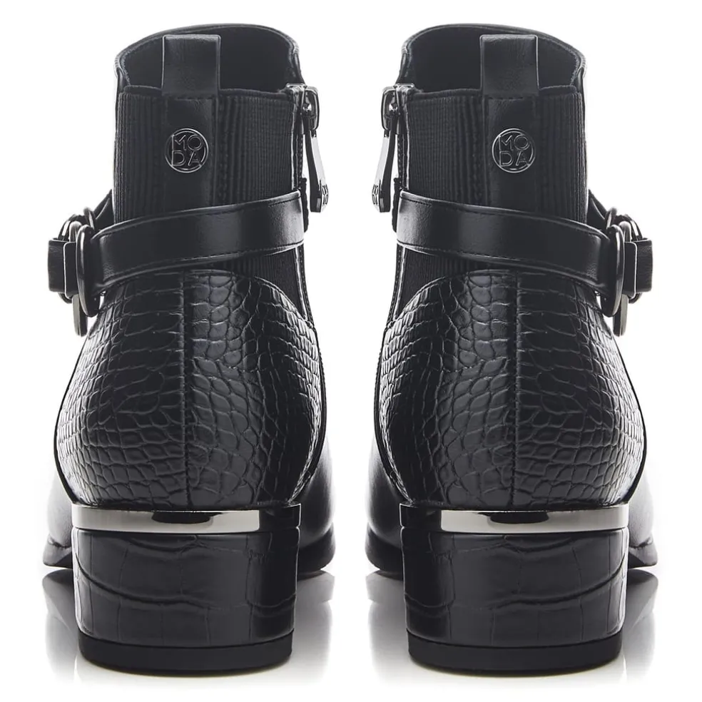 Moda in Pelle Paras Boots in Black
