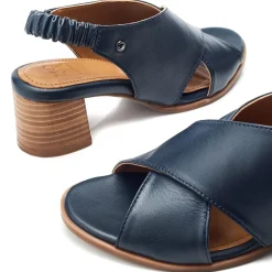 Moda in Pelle Prinia Slide Sandal in Blue