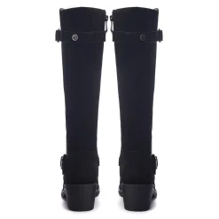 Moda in Pelle Senlis Knee High Block Heel Boots in Black