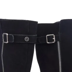 Moda in Pelle Senlis Knee High Block Heel Boots in Black