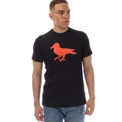 Modern Amusement Cali Crown Print T-Shirt in Black