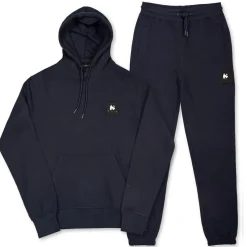 Money Patch Hood Tracksuit in Blue