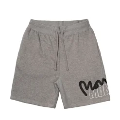Money Stencil Shorts in Grey