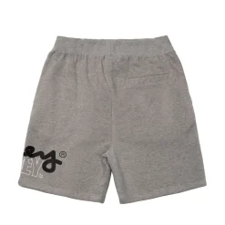 Money Stencil Shorts in Grey
