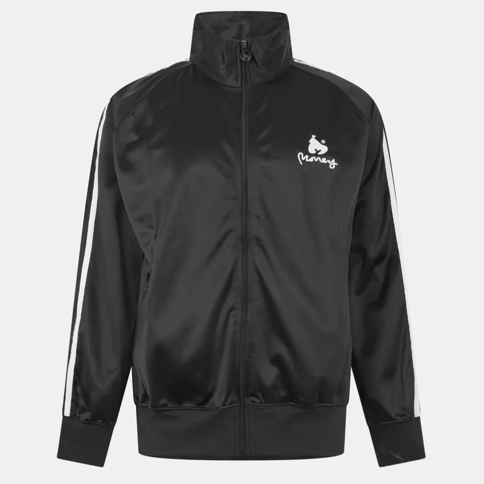 Money Tpe Zip Tracktop in Black
