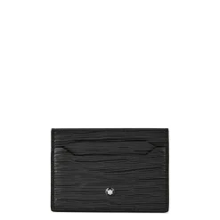 Montblanc 4810 Ribbed Card Holder in Grey