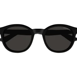 Montblanc Round Sunglasses in Black