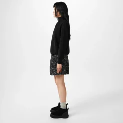 Moon Boot Luna Low Suede Boots in Black