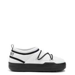 Moon Boot Park Icon Flat Heel Sneakers in White
