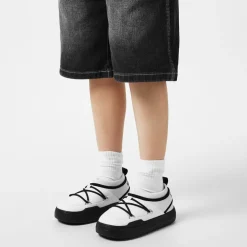 Moon Boot Park Icon Flat Heel Sneakers in White