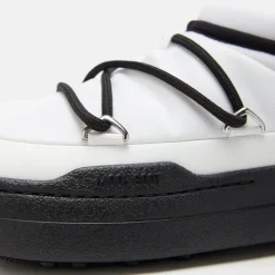 Moon Boot Park Icon Flat Heel Sneakers in White