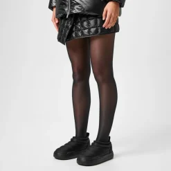 Moon Boot Soft Nylon Sneakers in Black