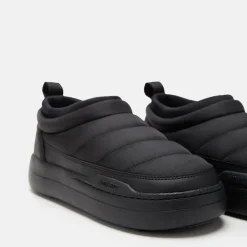 Moon Boot Soft Nylon Sneakers in Black