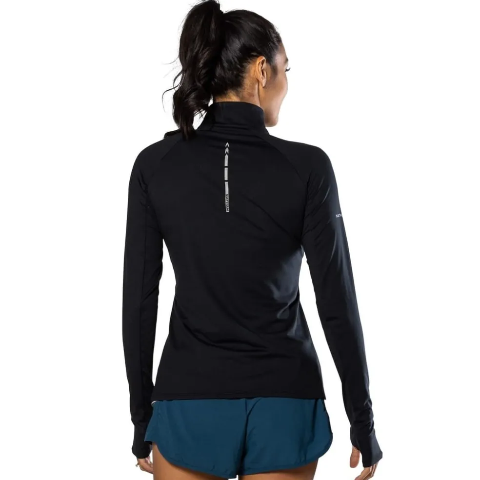 Nathan Tempo Quarter Zip in Black