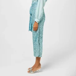 Never Fully Dressed Blue Sequin Jaspre Skirt in Blue