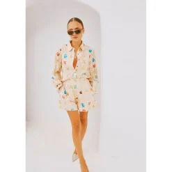 Never Fully Dressed Shell Geanie in Cream