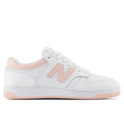 New Balance 480 Low Lace Up Trainers in White