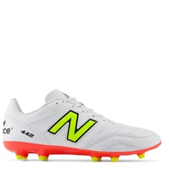 New Balance 442 V2 Firm Ground Football Boots in White
