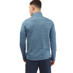 New Balance Athletics Heat Grid 1/2 Zip Top in Blue