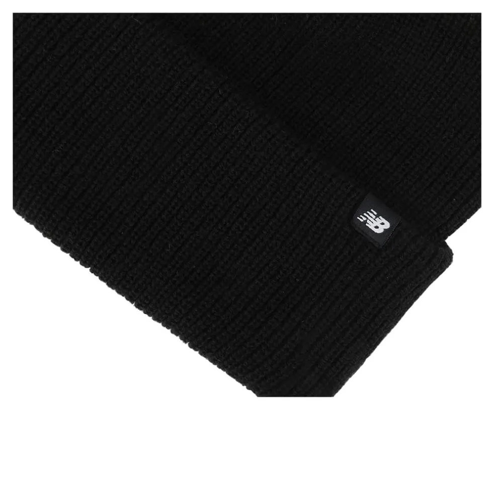 New Balance Balance Fisherman Beanie Bk Osz Beany Mens in Black
