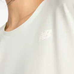 New Balance Drapey Jersey Long Sleeve T-Shirt in Mint