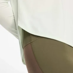 New Balance Drapey Jersey Long Sleeve T-Shirt in Mint