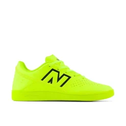 New Balance Juniors Audazo Command V6 Indoor Football Boots in Lime
