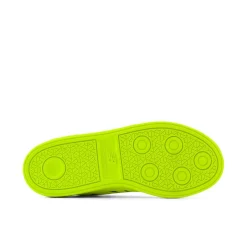 New Balance Juniors Audazo Command V6 Indoor Football Boots in Lime