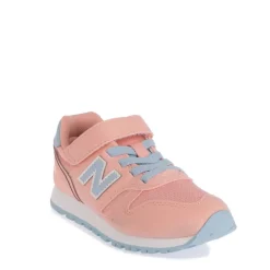 New Balance Kids 373 Hook & Loop Trainers in Pink