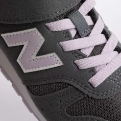 New Balance Kids 373 Hook & Loop Trainers in Stone