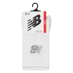 New Balance Kids 3 Pack Of Crew Socks in White