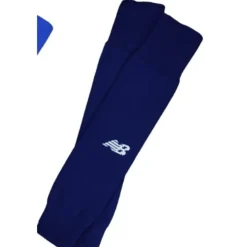 New Balance Logo Print Footless Socks in Blue