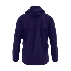 New Balance Long Hooded Windbreaker Jacket in Blue