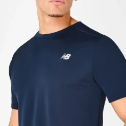 New Balance Mens Running T-Shirt in Blue