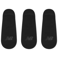 New Balance No Show 3pk in Black