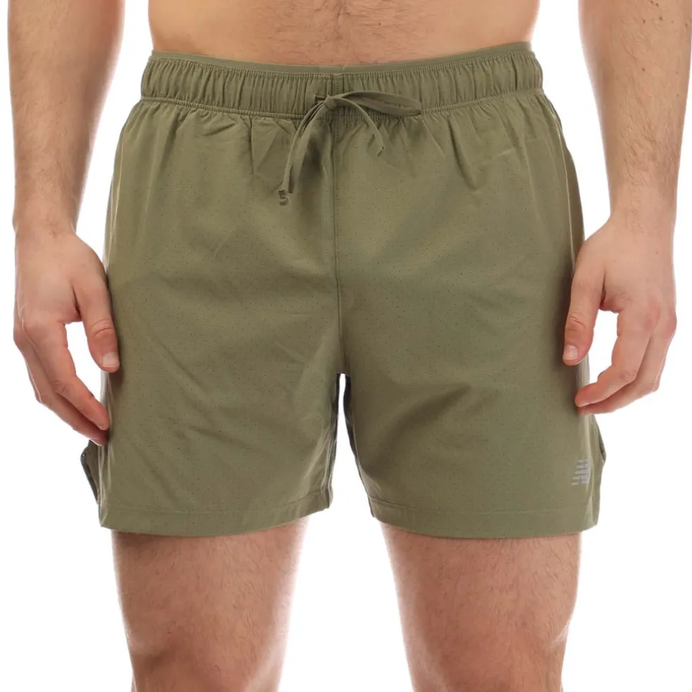 New Balance RC 5 Shorts in olive