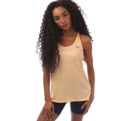 New Balance Sport Essentials Tank Top in Peach