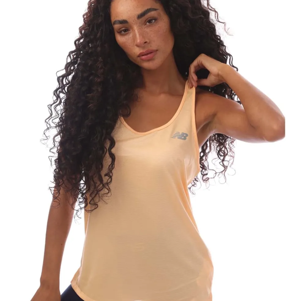 New Balance Sport Essentials Tank Top in Peach