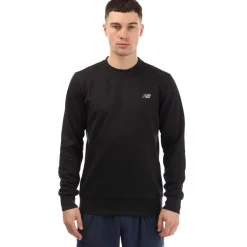 New Balance Tech Knit Crewneck Sweatshirt in Black