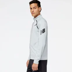 New Balance Tenacity Football Training Track Jacket in White